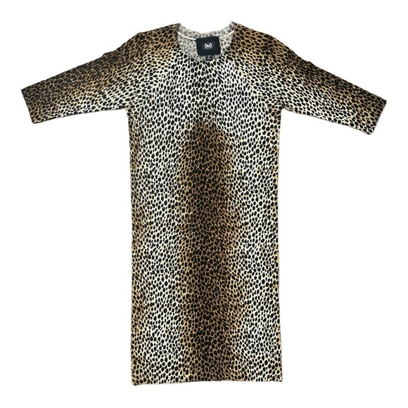 D&G DOLCE & GABBANA Animal print dress - Picture 1 of 8